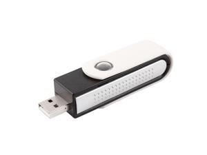 USB Computer Lonic Fresh Ozone Air Purifier Black White Silver Tone