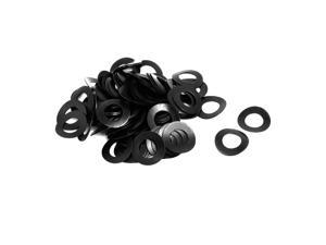 6mm Fitting Dia Carbon Steel Compressed Type Curved Spring Washer 100pcs 