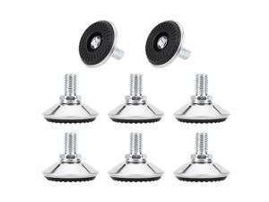 4pcs PP Adjustable Kitchen Cabinet Legs Feet Height x 43mm Dia Total:100-145mm 