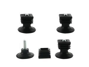 Leveling Feet 25 x 25mm Square Tube Inserts Sofa Leg Adjustable Leveler 4 Sets Leveling Feet 25 x 25mm Square Tube Inserts Sofa Leg Adjustable Leveler 4 Sets