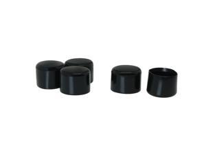 PVC Leg Caps Tip Cup Feet Cover 25mm 0.98" Inner Dia 5pcs for Furniture Cabinets PVC Leg Caps Tip Cup Feet Cover 25mm 0.98" Inner Dia 5pcs for Furniture Cabinets