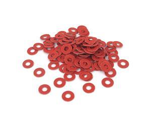 3mmx7mmx0.5mm Fiber Motherboard Insulating Pad Fastening Washers Red 100pcs 3mmx7mmx0.5mm Fiber Motherboard Insulating Pad Fastening Washers Red 100pcs