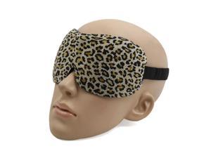 Travel 3D Eye Sleep Mask Padded Shade Cover Rest Relax Blindfold Leopard Print
