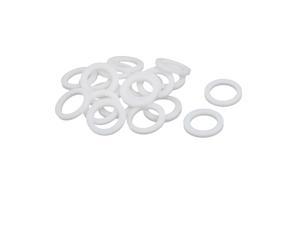 20mmx16mmx2mm PTFE Round Shaped Flat Washer Gasket Ring White 20pcs for sale online 