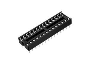 17pcs 2.54mm Pitch 7.62mm Row Pitch 2 Row 28 Round Pins Soldering DIP IC Chip Socket Adaptor 17pcs 2.54mm Pitch 7.62mm Row Pitch 2 Row 28 Round Pins Soldering DIP IC Chip Socket Adaptor