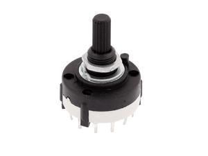 2P12T Single Deck Band Channel Selector Rotary Switch 2P12T Single Deck Band Channel Selector Rotary Switch