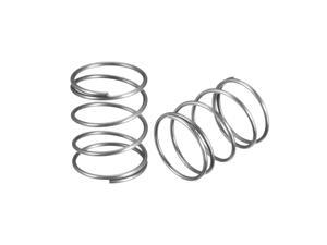 Wire Diameter 0.05" , OD 0.79" , Free Length 1" Stainless Steel Coil Extended Compressed Spring 10pcs Wire Diameter 0.05" , OD 0.79" , Free Length 1" Stainless Steel Coil Extended Compressed Spring 10pcs