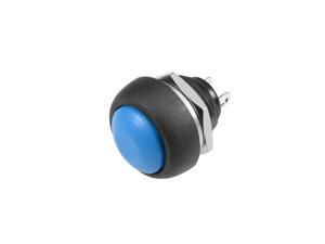 1Pcs,12mm Blue Momentary Push Button Switch Round Flat Button SPST NO 1Pcs,12mm Blue Momentary Push Button Switch Round Flat Button SPST NO