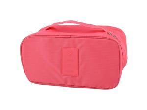 Travel Drawer Dividers Closet Underwear Bra Organizer Box Storage Bag Hot Pink
