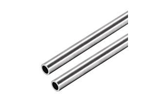 uxcell 304 Stainless Steel Round Tubing 9mm OD 0.2mm Wall Thickness 250mm Length Seamless Straight Pipe Tube 2 Pcs 
