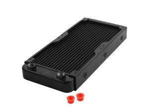 Computer CPU Aluminum 18 Pipes Water Cooling Heat Exchanger Radiator Black Computer CPU Aluminum 18 Pipes Water Cooling Heat Exchanger Radiator Black