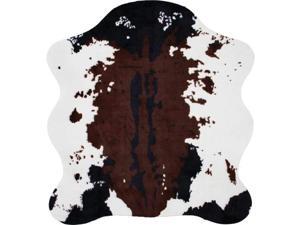 Classic Safari HHRUGC Classic Safari 56 in. X 61 in. Cow Print Rug Classic Safari HHRUGC Classic Safari 56 in. X 61 in. Cow Print Rug
