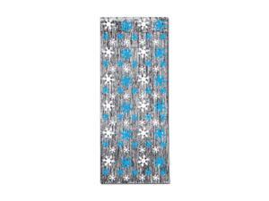 Beistle 20340 Snowflake 1-Ply FR Gleam ft.N Curtain Pack of 6