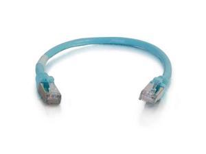 Aqua Network Patch Cable C2G 00748 9ft Cat6a Snagless Shielded STP Categor 
