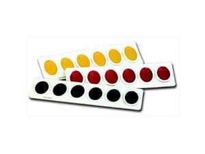 Prang 037904 Watercolor Paint Refill Set, Plastic Oval Pan, Yellow Orange Prang 037904 Watercolor Paint Refill Set, Plastic Oval Pan, Yellow Orange