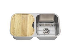 Polaris PA205-16-ENS Polaris Sinks PA205 16 gauge Kitchen Ensemble Polaris PA205-16-ENS Polaris Sinks PA205 16 gauge Kitchen Ensemble
