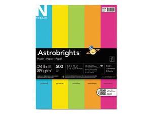 Wausau Papers 99608 8.5 x 11 in. Paper Astrobrights Bright Assortment, 500 Sheets Wausau Papers 99608 8.5 x 11 in. Paper Astrobrights Bright Assortment, 500 Sheets