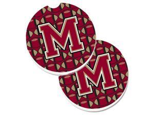 Large multicolor Caroline's Treasures CJ2004-MCARC Letter M Musical Instrument Alphabet Set of 2 Cup Holder Car Coasters Large multicolor Caroline's Treasures CJ2004-MCARC Letter M Musical Instrument Alphabet Set of 2 Cup Holder Car Coasters