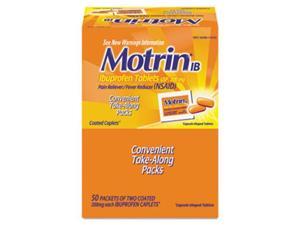 Motrin. Ib 48152 Ibuprofen Tablets, Two-Pack, 50 Packs/Box Motrin. Ib 48152 Ibuprofen Tablets, Two-Pack, 50 Packs/Box