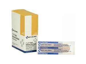 First Aid Only G121 1 x 3 in. Adhesive Plastic Bandages - 50 per Box
