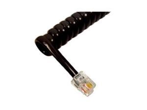 12 ft. Handset Cord, Flat Black