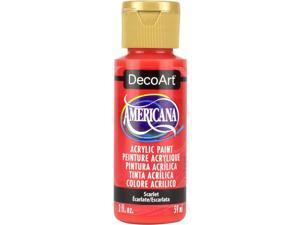 Deco Art DA-345 2 oz Americana Acrylic Paint - Scarlet Deco Art DA-345 2 oz Americana Acrylic Paint - Scarlet