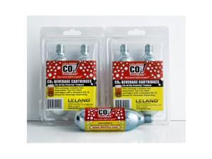 Leland Mr. Fizz CO2 Tapgas Four 74g CO2 Cylinders Per Pack for Picnictap & Fridgetap Leland Mr. Fizz CO2 Tapgas Four 74g CO2 Cylinders Per Pack for Picnictap & Fridgetap