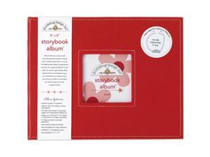 Doodlebug DBSBA8-2735 Storybook Album 8''X8''-Ladybug Doodlebug DBSBA8-2735 Storybook Album 8''X8''-Ladybug