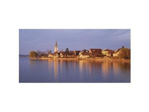Panoramic Images PPI67311L Switzerland Berlingen Town along a shore Poster Print by Panoramic Images - 36 x 12 Panoramic Images PPI67311L Switzerland Berlingen Town along a shore Poster Print by Panoramic Images - 36 x 12