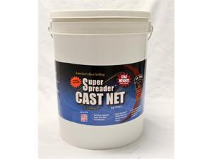 FITEC 10570 GS1500 Ultra Spreader Cast Net 7'x3/8" Mesh Clear Lead 1.5 lb wt FITEC 10570 GS1500 Ultra Spreader Cast Net 7'x3/8" Mesh Clear Lead 1.5 lb wt