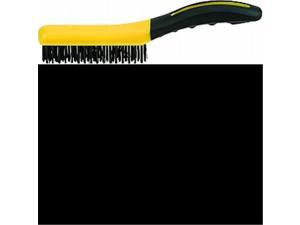 Hyde Mfg 46802 4 x 16 in. Shoe Handle Wire Brush With Rubber Grip Hyde Mfg 46802 4 x 16 in. Shoe Handle Wire Brush With Rubber Grip