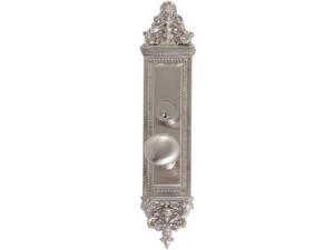 Brass Accents D04-K523A-NET-619 Interior Door Plate Passage Set, 2.75 in. Backset - Satin Nickel Brass Accents D04-K523A-NET-619 Interior Door Plate Passage Set, 2.75 in. Backset - Satin Nickel