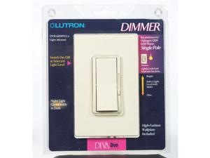 Lutron Lt Alm S/P Slide Dimmer DVW-600PH-LA Unit: EACH Lutron Lt Alm S/P Slide Dimmer DVW-600PH-LA Unit: EACH