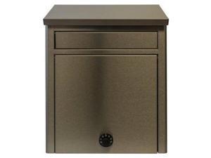 QualArc WF-WL15205 Kalos Stainless Steel Wall Mounted Mailbox with Combo Lock QualArc WF-WL15205 Kalos Stainless Steel Wall Mounted Mailbox with Combo Lock