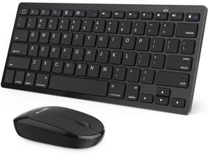 OMOTON Bluetooth Keyboard and Mouse Combo, Wireless Keyboard Mouse for iPad Pro 12.9/11, iPad 8th/7th Gen, iPad Air 4, All iPad (iPadOS 13 and Above), and Other Bluetooth Enabled Devices (Black)