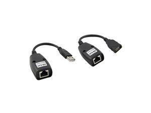 USB2.0 Extension Over RJ45 CAT5E CAT6 CableKeyboard Mouse Extender Cable Adapter 