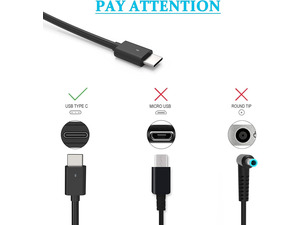 Caricatore USB-C 130W Per Laptop Dell XPS, Precision, Latitude - Alimentatore Sostitutivo Compatibile Con Molti Modelli