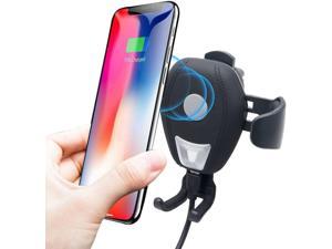Air Vent Mount Car Charger Phone HolderMaso Wireless Qi Fast Charging for Cell Phone Samsung S9 S8 Plus Gravity