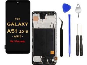 Eaglewireless LCD Display Screen Digitizer Assembly with Housing Frame Replacement Kit for Samsung Galaxy A32 5G SM-A326B Dual-SIM Not for A32 SM-A326U One-Sim & A32 4G 