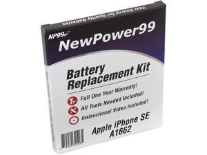 Battery Kit For Iphone Se A1662 With Tools How To Video Long Life Battery From Newpower99 Newegg Com