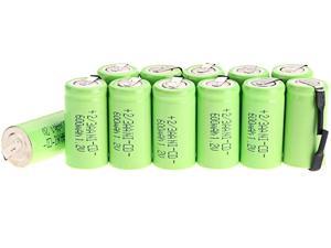 aluminum from now on Performance Odstore AA Ni-Cd 1.2V 2/3AA 600mAh Rechargeable Battery - 6pcs Green -  Newegg.com