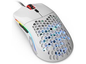 Glorious Gaming Mouse  Model O Minus 58 g Superlight Honeycomb Mouse Glossy White Mouse USB Gaming Mouse