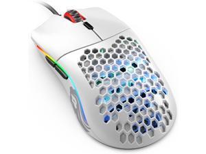 Glorious Gaming Mouse  Model O Minus 58 g Superlight Honeycomb Mouse RGB Mouse  Matte White Mouse USB Gaming Mouse