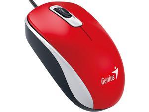Genius DX-110 PC Mouse, PC/Mac, 2 Ways, Red, 31010116104