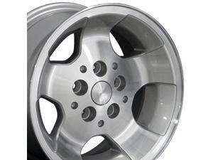 OE Wheels LLC 15 Inch Fits Jeep Cherokee Wrangler Wrangler Style JP08 Silver Machined 15x8 Rim Hollander 9024 OE Wheels LLC 15 Inch Fits Jeep Cherokee Wrangler Wrangler Style JP08 Silver Machined 15x8 Rim Hollander 9024