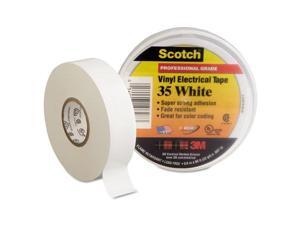 Scotch #35 White Pro Vinyl Electrical Tape 3/4" x 66ft Scotch #35 White Pro Vinyl Electrical Tape 3/4" x 66ft