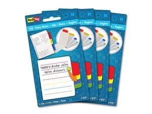 Redi-tag Sticky Notes with Tabs 4"Wx4"Lx2"H 4/PK Multi 10246 Redi-tag Sticky Notes with Tabs 4"Wx4"Lx2"H 4/PK Multi 10246