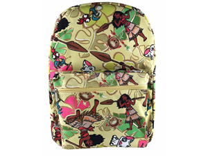 Backpack - Moana - Large 16 Inches - Cream - All Over Print Backpack - Moana - Large 16 Inches - Cream - All Over Print
