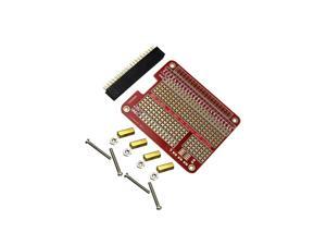 Raspberry Pi 3 and Raspberry Pi 2 Model B / B+ / A+ ( Red) DIY Proto HAT Shield