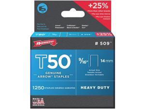 Arrow Fastener 1250Pk 9/16" T50 Staple 50924 Unit: EACH Contains 4 per case Arrow Fastener 1250Pk 9/16" T50 Staple 50924 Unit: EACH Contains 4 per case
